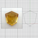 CAD IRREGULAR CUT CITRIN　03